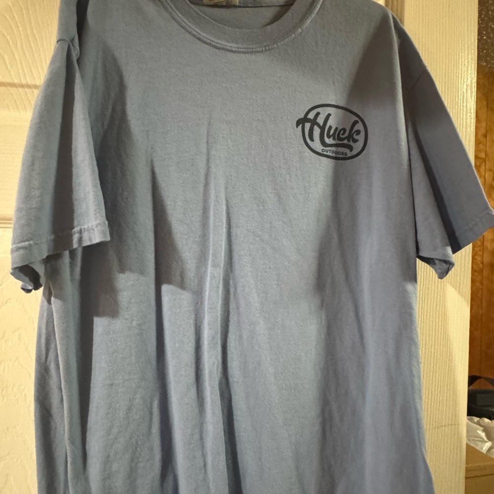Huk Men's Classic Blue Short Sleeve Tee
